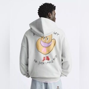 NWT ZARA Pepo Moreno Oversized Hoodie L/XL